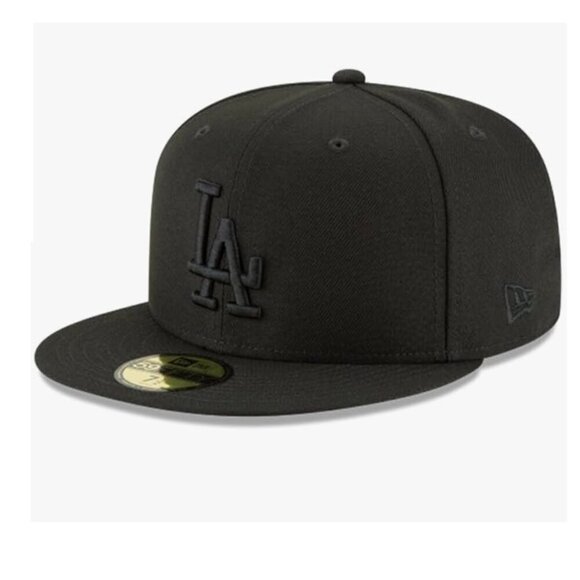 New Era New York Mets MLB Basic 59FIFTY Fitted Cap Black, Size 7 - Picture 1 of 8